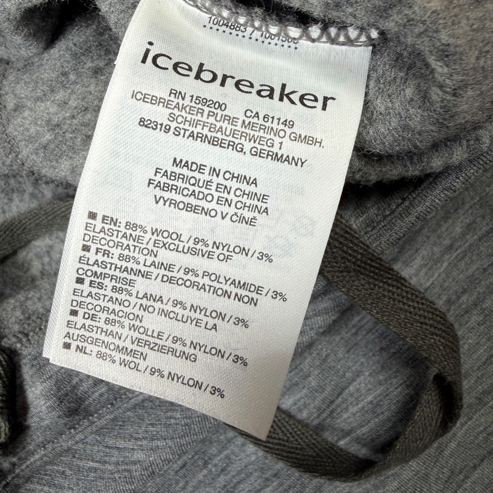 Icebreaker Women's Fleece Merino Wool Midi Skirt‎ Size S Gray Slits Pockets - Picture 4 of 9